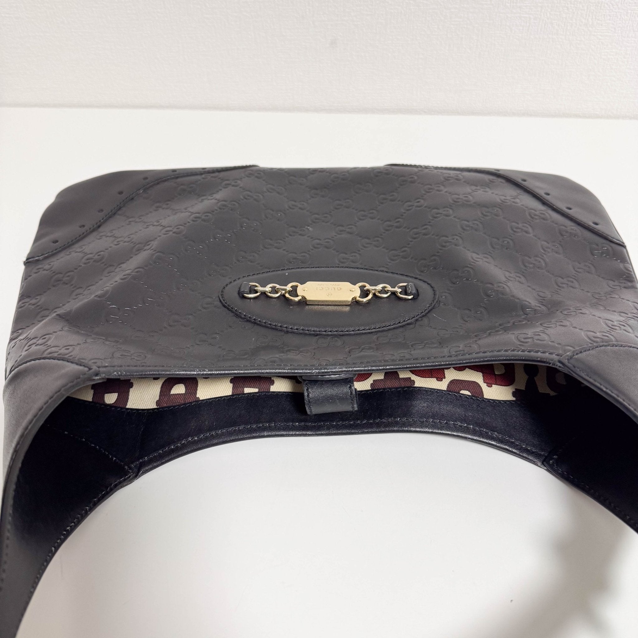 GUCCI Jackie Black Leather Gold Horsebit Hardware Shoulder Bag, in , Sold by HIVE PRELOVED - Shoulder Bags, ,