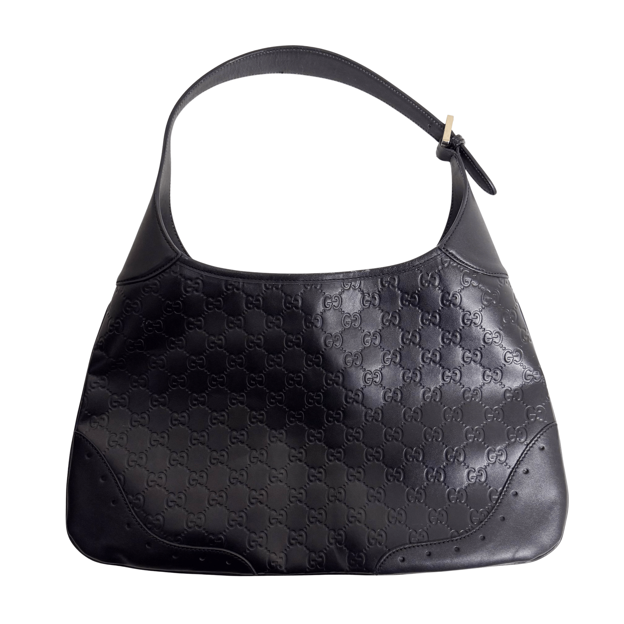 GUCCI Jackie Black Leather Gold Horsebit Hardware Shoulder Bag, in , Sold by HIVE PRELOVED - Shoulder Bags, ,