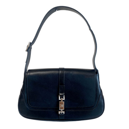 GUCCI Jackie Black Leather Shoulder Bag, in , Sold by HIVE PRELOVED - Shoulder Bags, ,