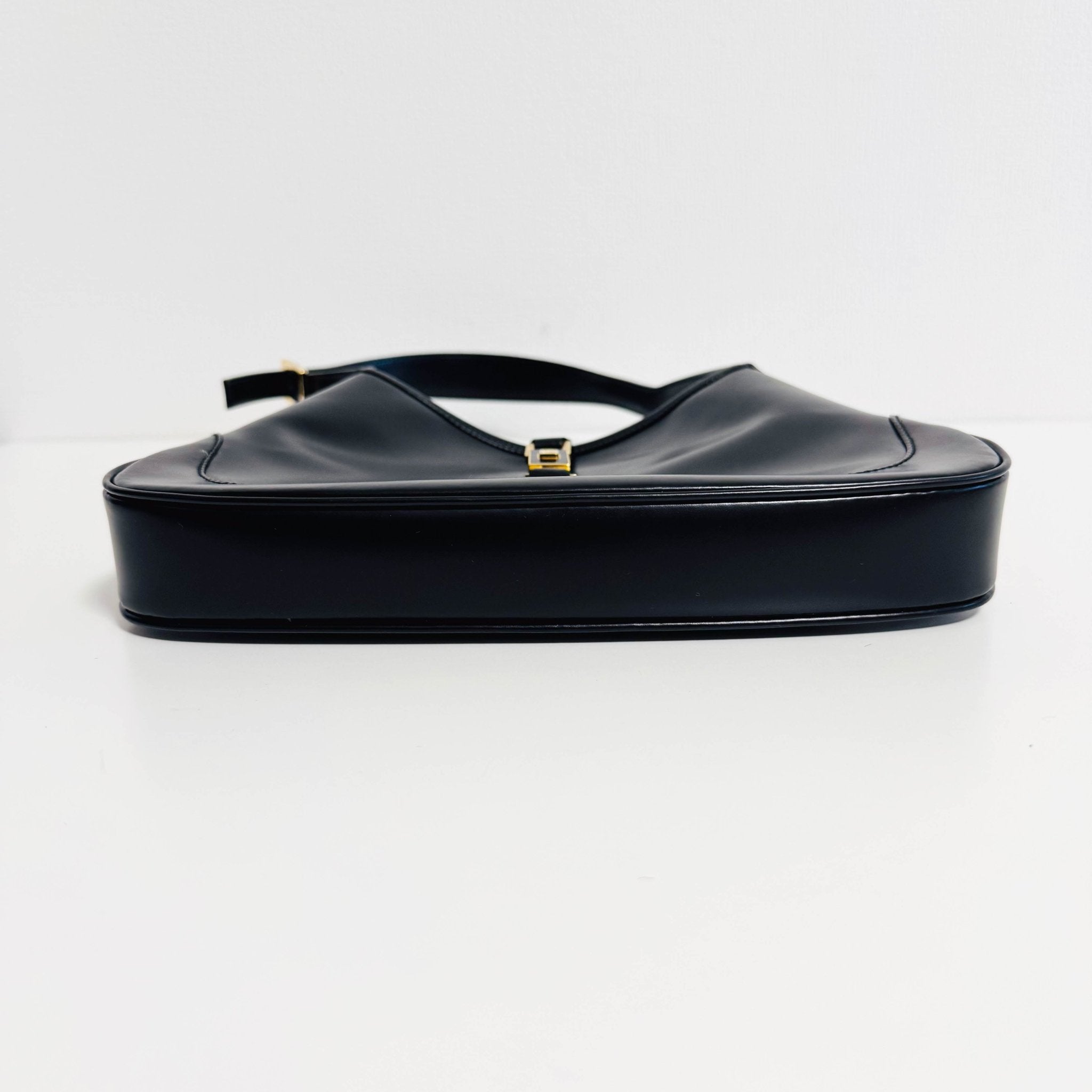 GUCCI Jackie Black Leather Shoulder Bag, in , Sold by HIVE PRELOVED - Shoulder Bags, ,