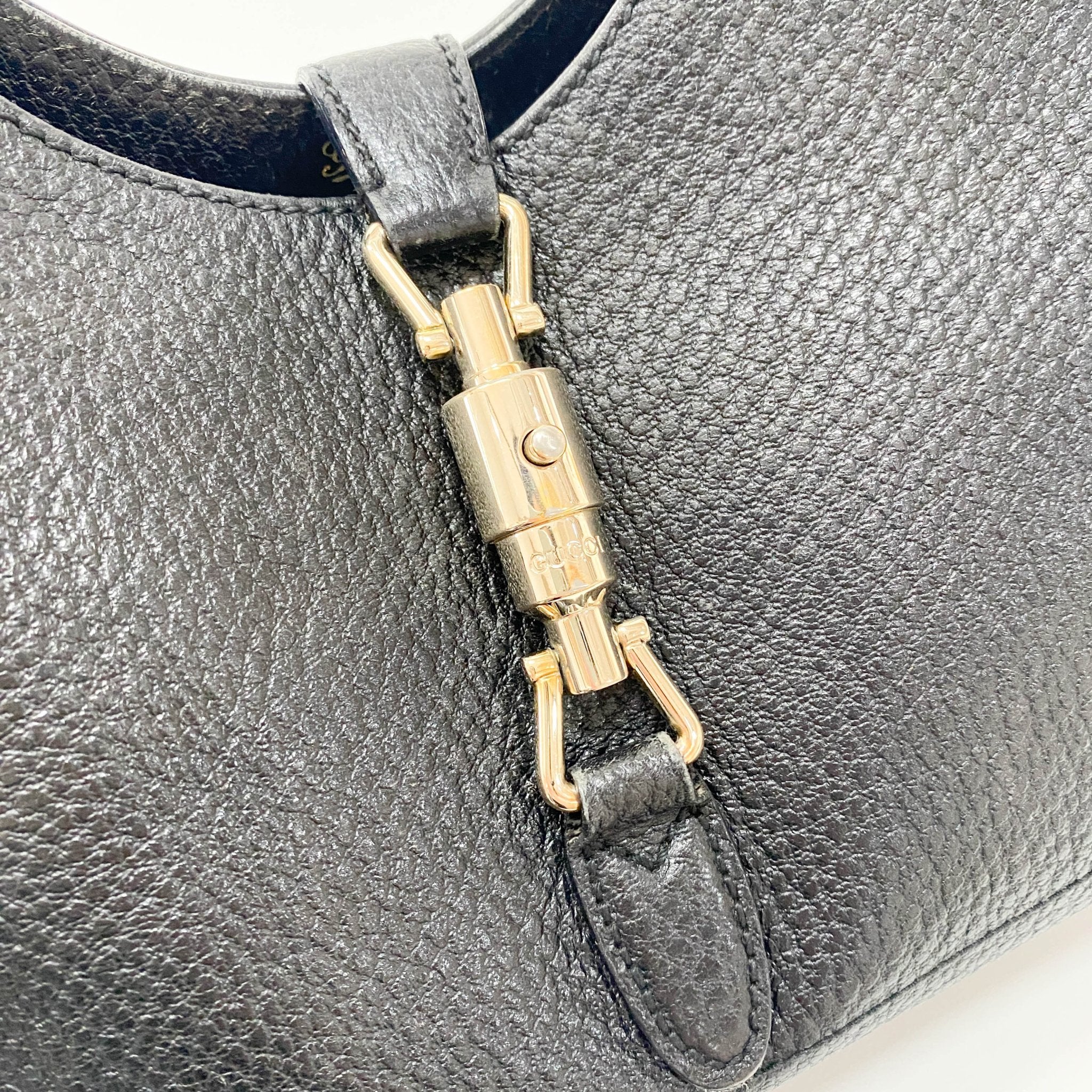 GUCCI Jackie Black Leather Shoulder Bag, in , Sold by HIVE PRELOVED - Shoulder Bags, ,
