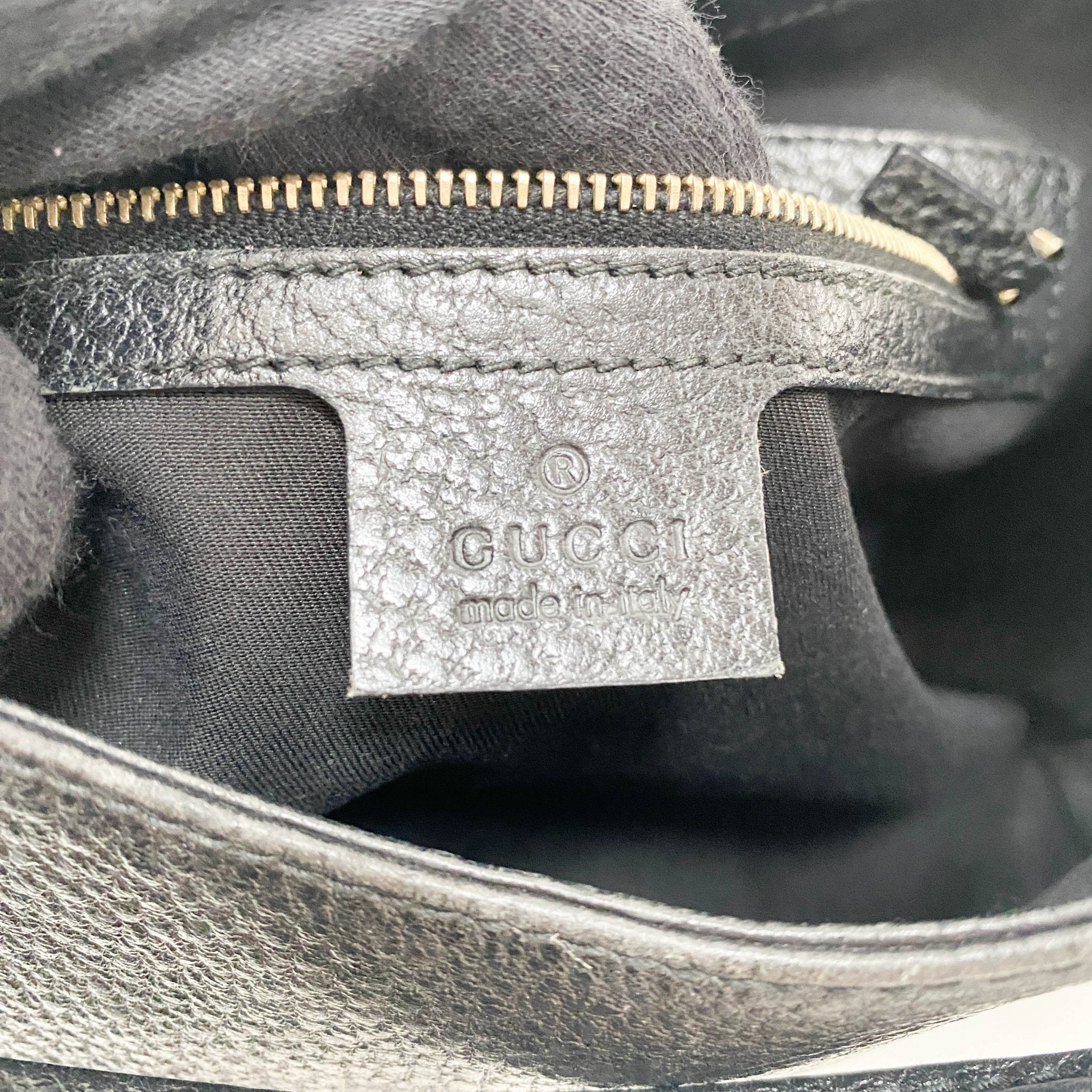 GUCCI Jackie Black Leather Shoulder Bag, in , Sold by HIVE PRELOVED - Shoulder Bags, ,