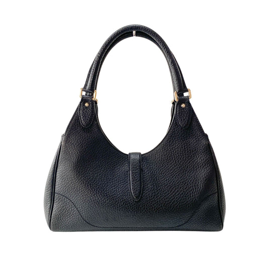 GUCCI Jackie Black Leather Shoulder Bag, in , Sold by HIVE PRELOVED - Shoulder Bags, ,