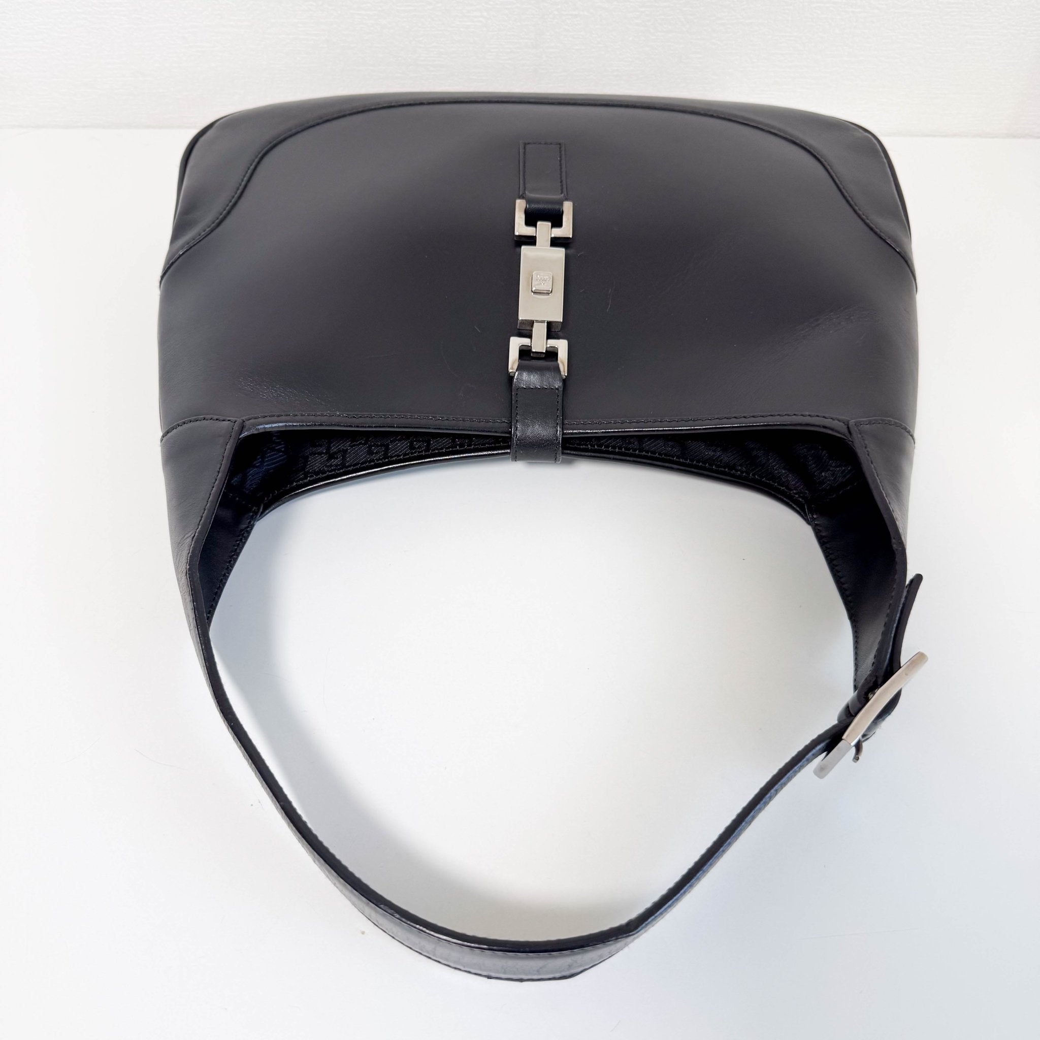 GUCCI Jackie Black Leather Shoulder Bag, in , Sold by HIVE PRELOVED - Shoulder Bags, ,