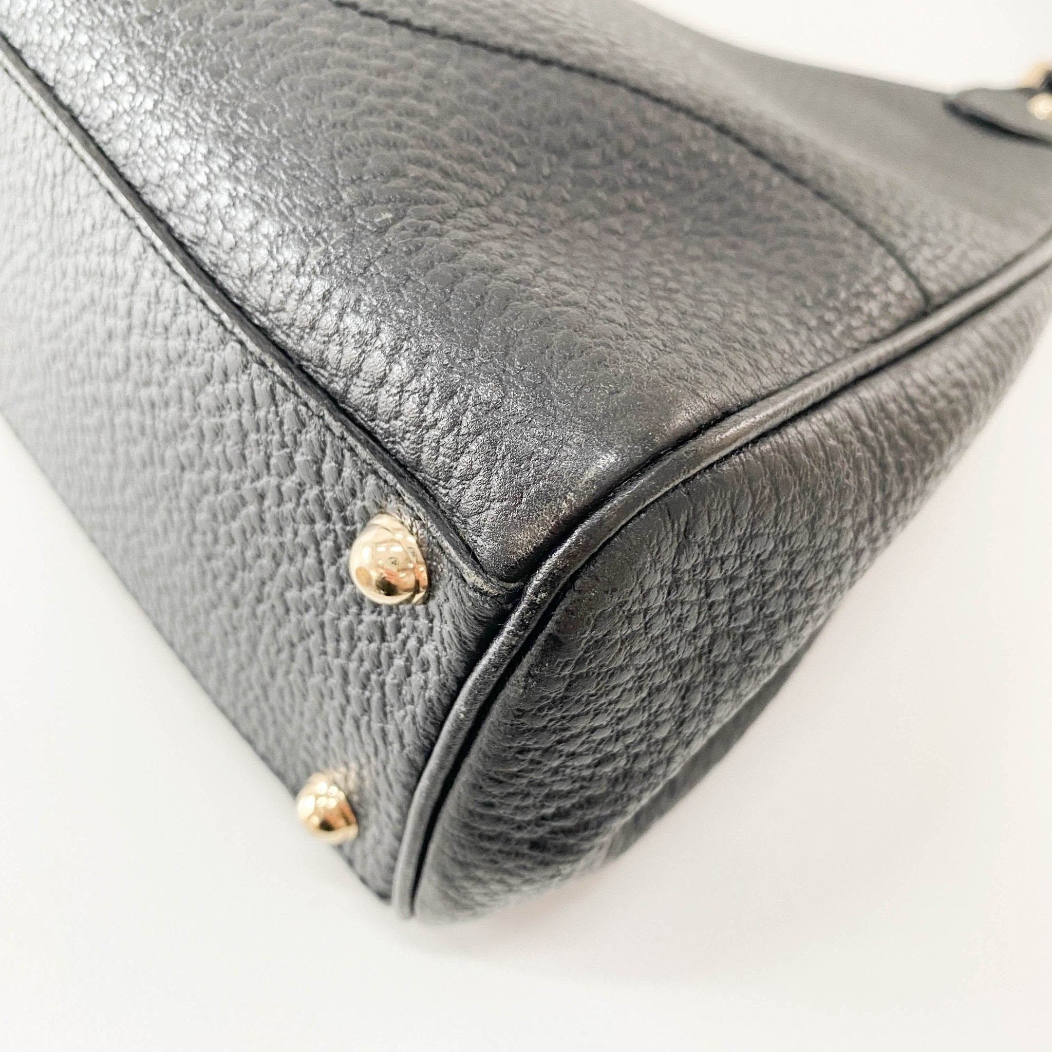 GUCCI Jackie Black Leather Shoulder Bag, in , Sold by HIVE PRELOVED - Shoulder Bags, ,