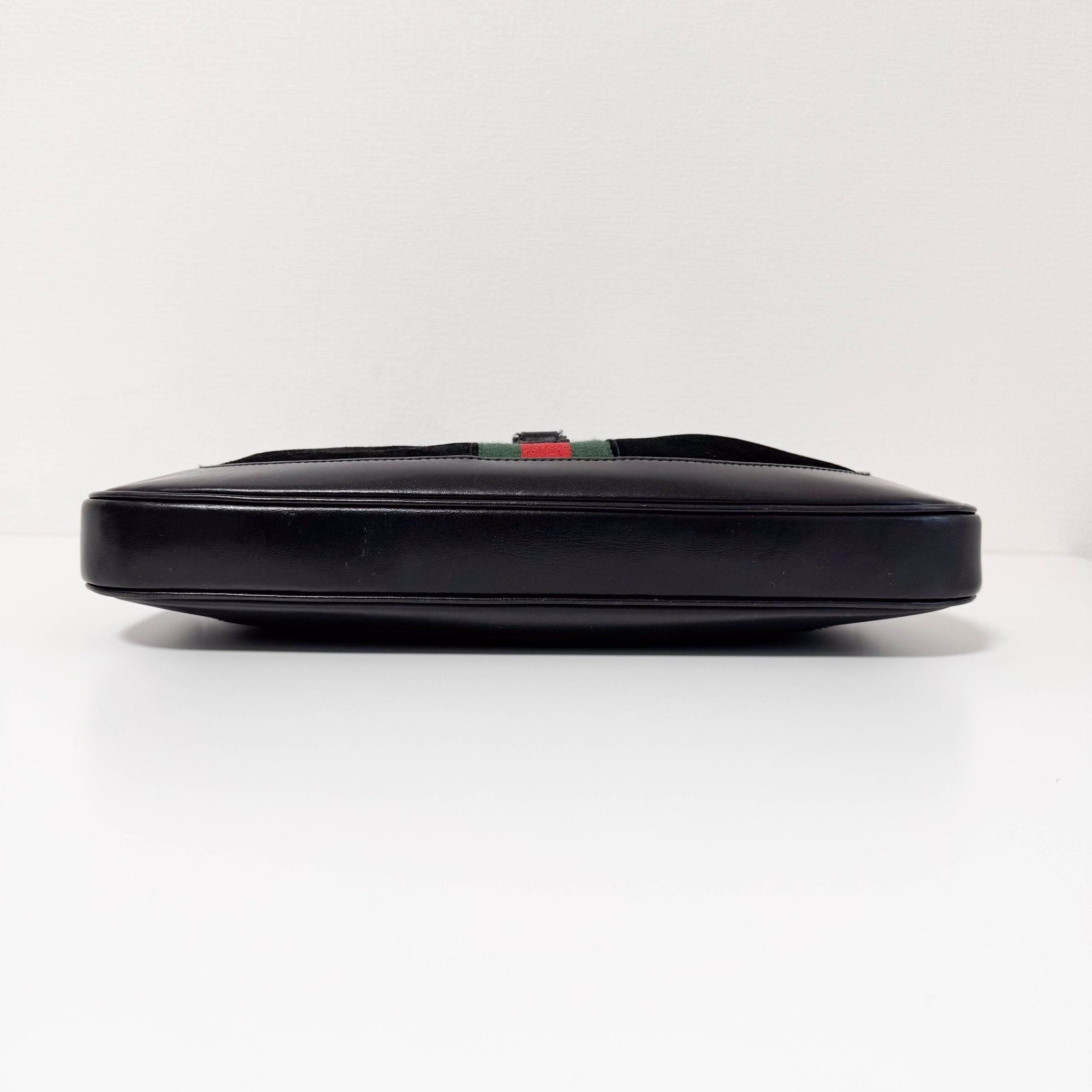 GUCCI Jackie Black Suede Sherry Shoulder Bag, in , Sold by HIVE PRELOVED - Shoulder Bags, ,