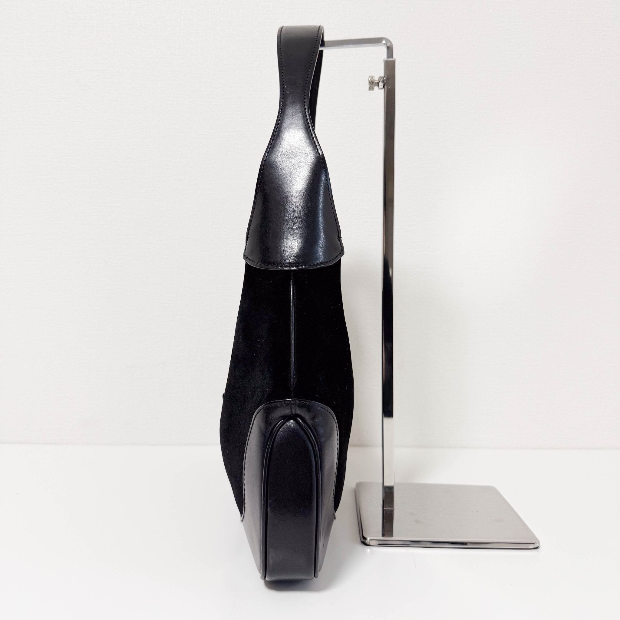 GUCCI Jackie Black Suede Sherry Shoulder Bag, in , Sold by HIVE PRELOVED - Shoulder Bags, ,