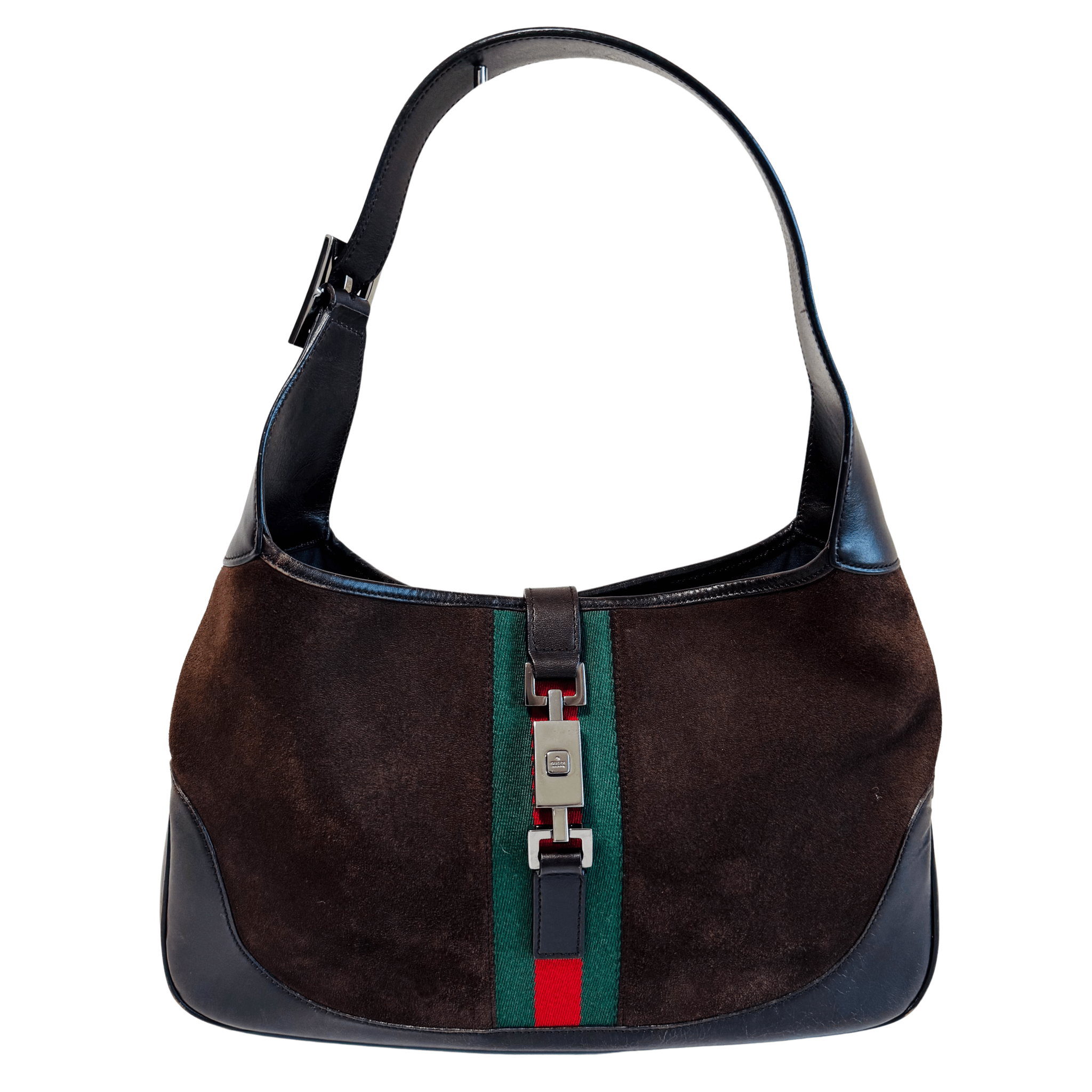 GUCCI Jackie Brown Suede Sherry Shoulder Bag, in , Sold by HIVE PRELOVED - Shoulder Bags, ,
