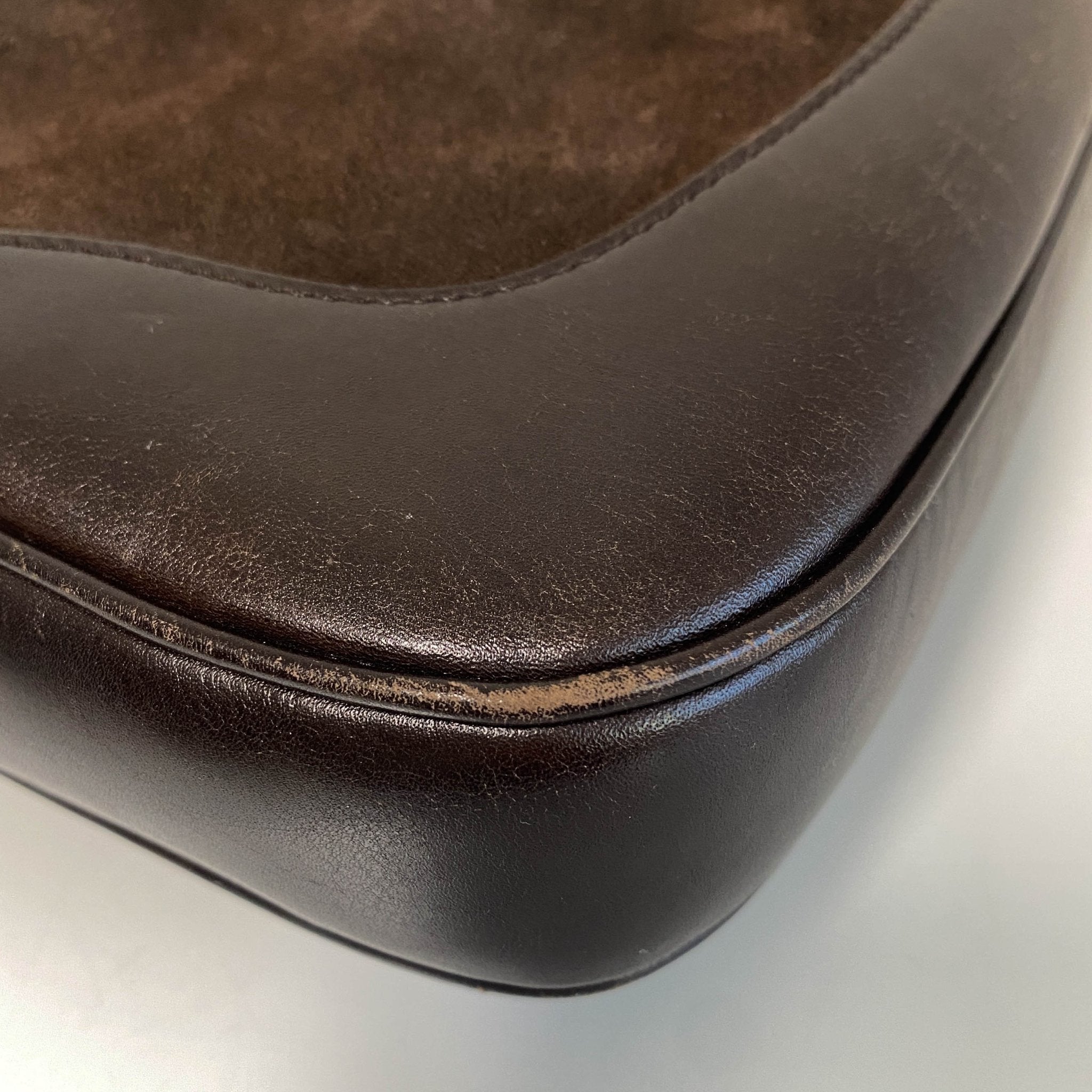 GUCCI Jackie Brown Suede Sherry Shoulder Bag, in , Sold by HIVE PRELOVED - Shoulder Bags, ,