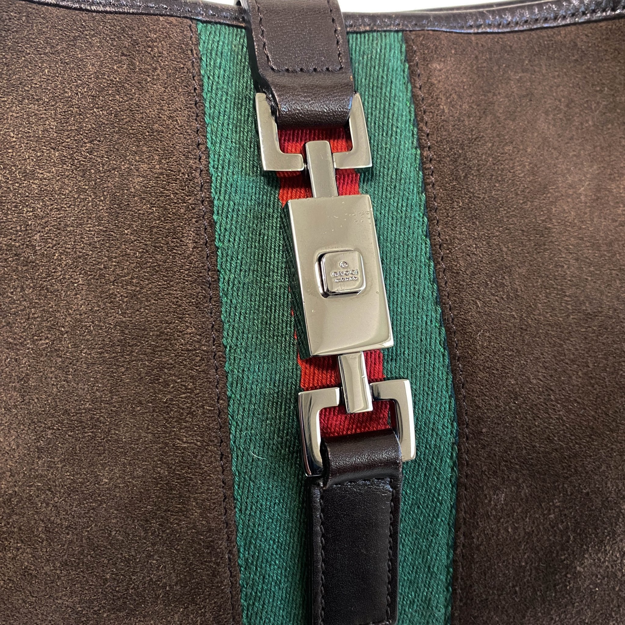 GUCCI Jackie Brown Suede Sherry Shoulder Bag, in , Sold by HIVE PRELOVED - Shoulder Bags, ,