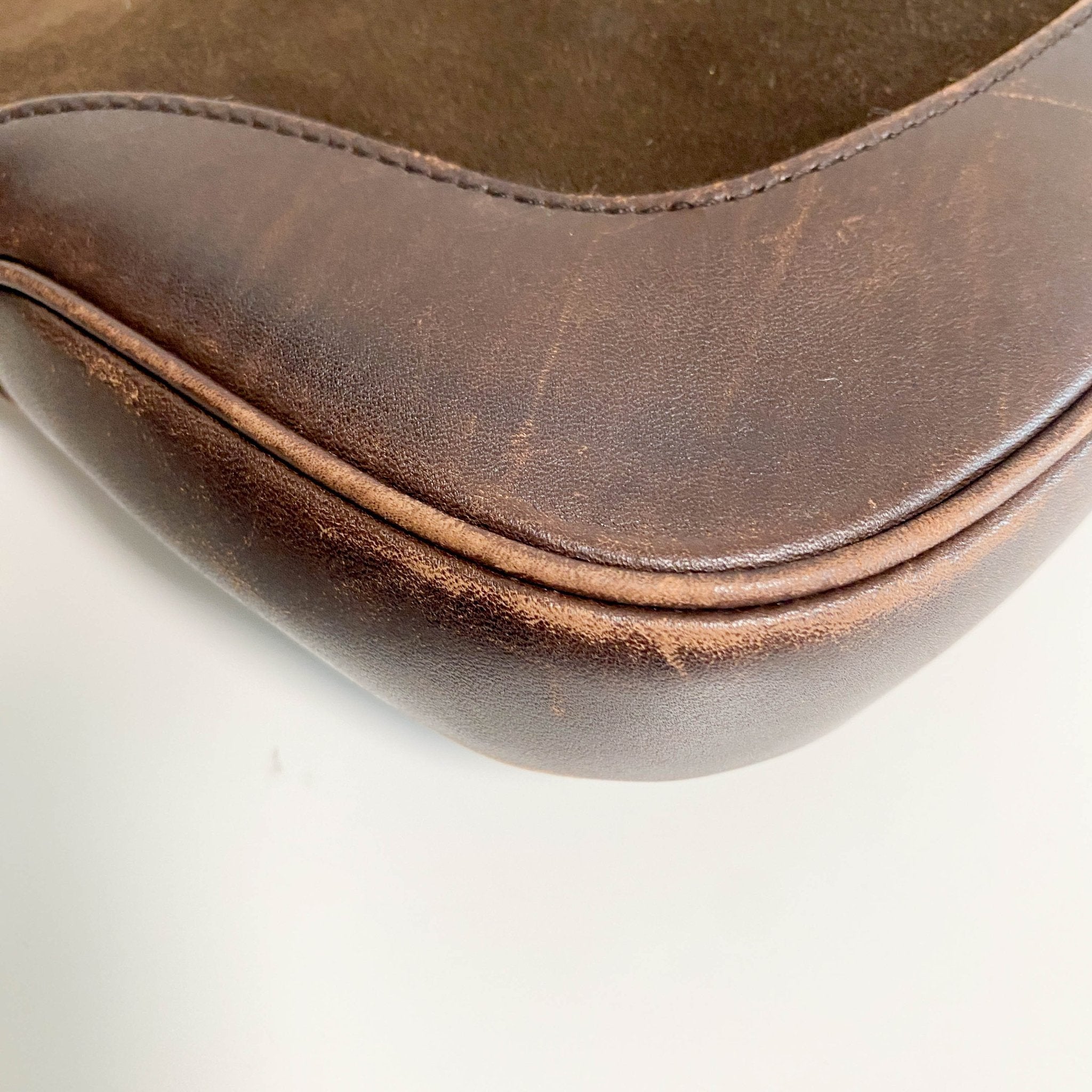 GUCCI Jackie Brown Suede Shoulder Bag, in , Sold by HIVE PRELOVED - Shoulder Bags, ,