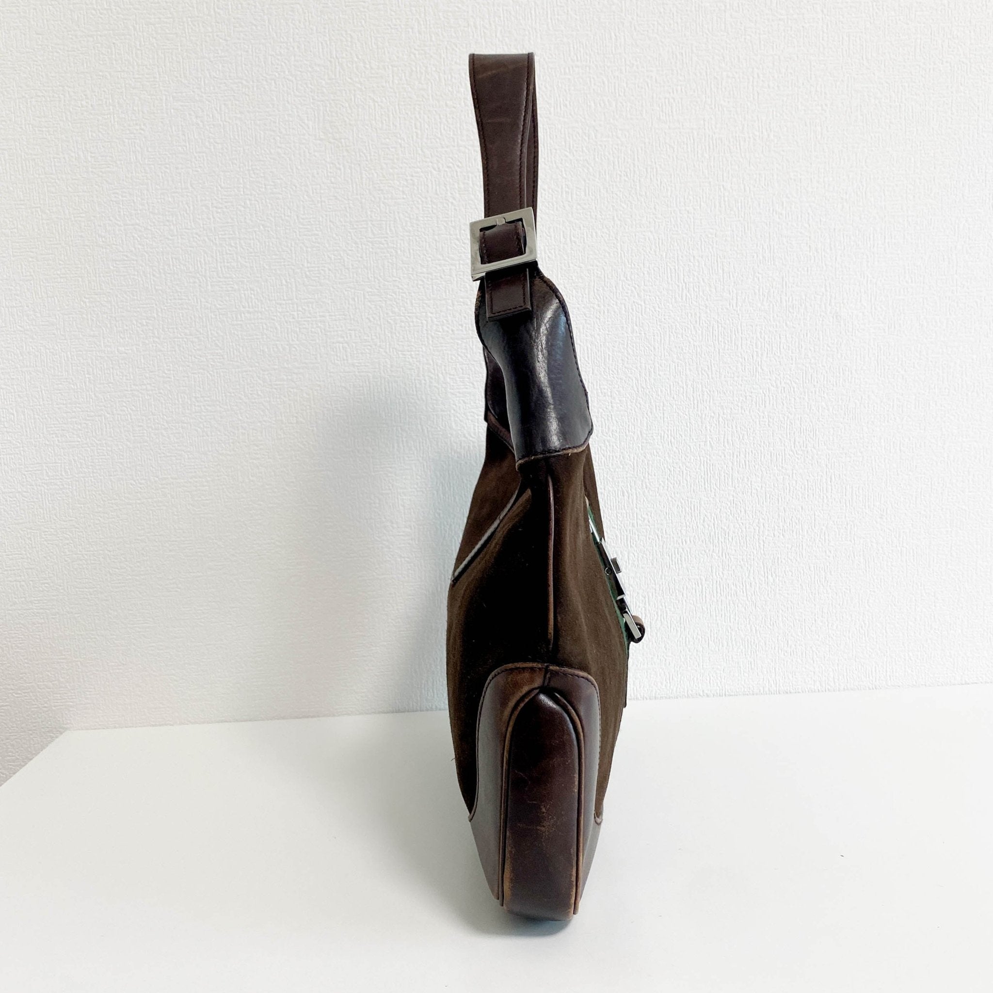 GUCCI Jackie Brown Suede Shoulder Bag, in , Sold by HIVE PRELOVED - Shoulder Bags, ,