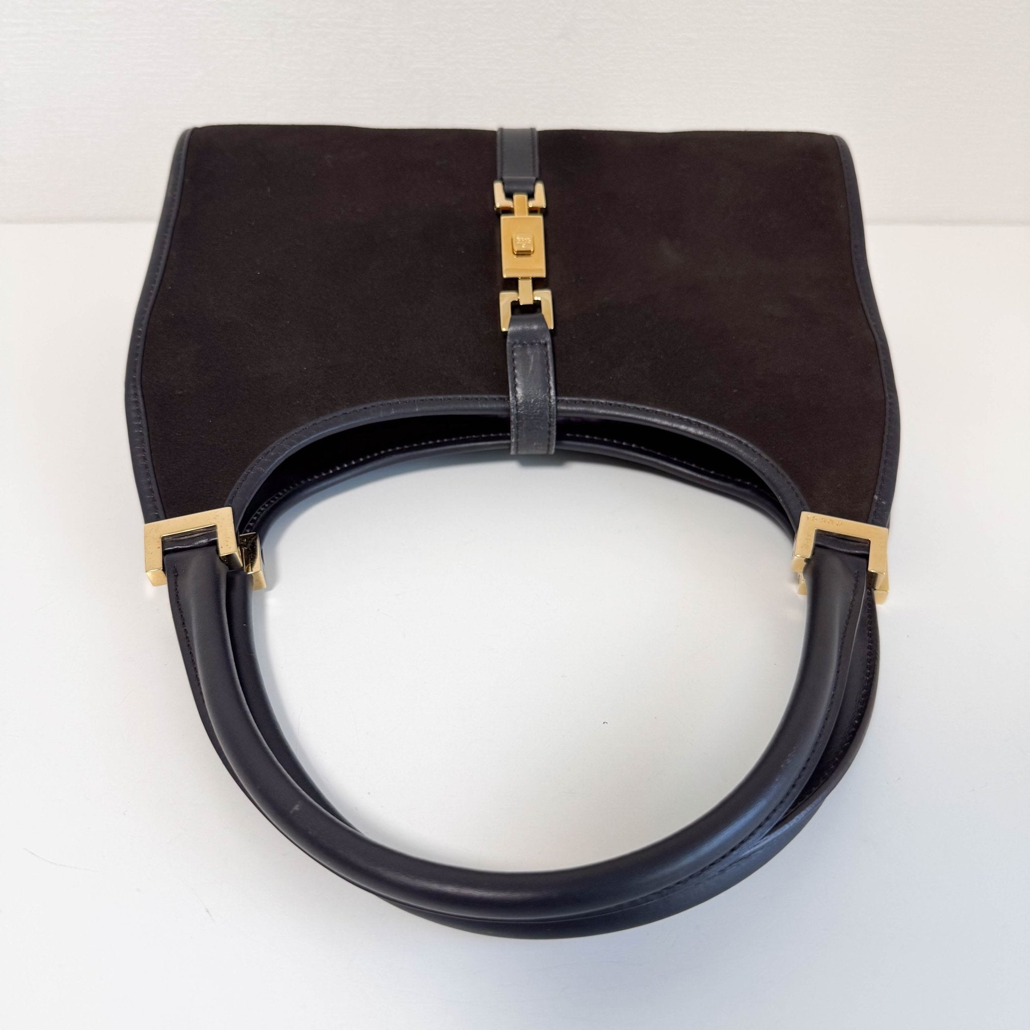 GUCCI Jackie Brown Suede Small Shoulder Bag, in , Sold by HIVE PRELOVED - Shoulder Bags, ,