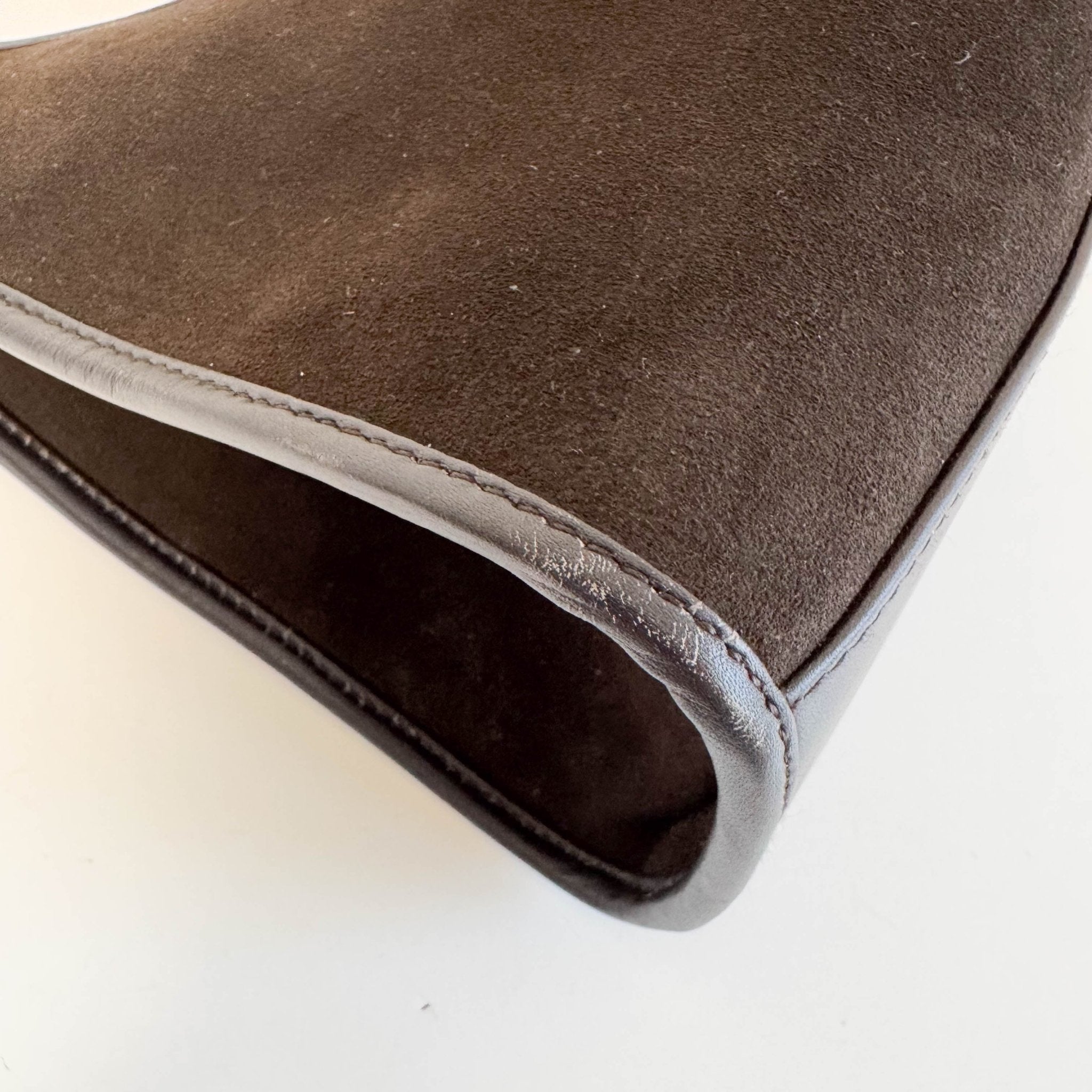 GUCCI Jackie Brown Suede Small Shoulder Bag, in , Sold by HIVE PRELOVED - Shoulder Bags, ,