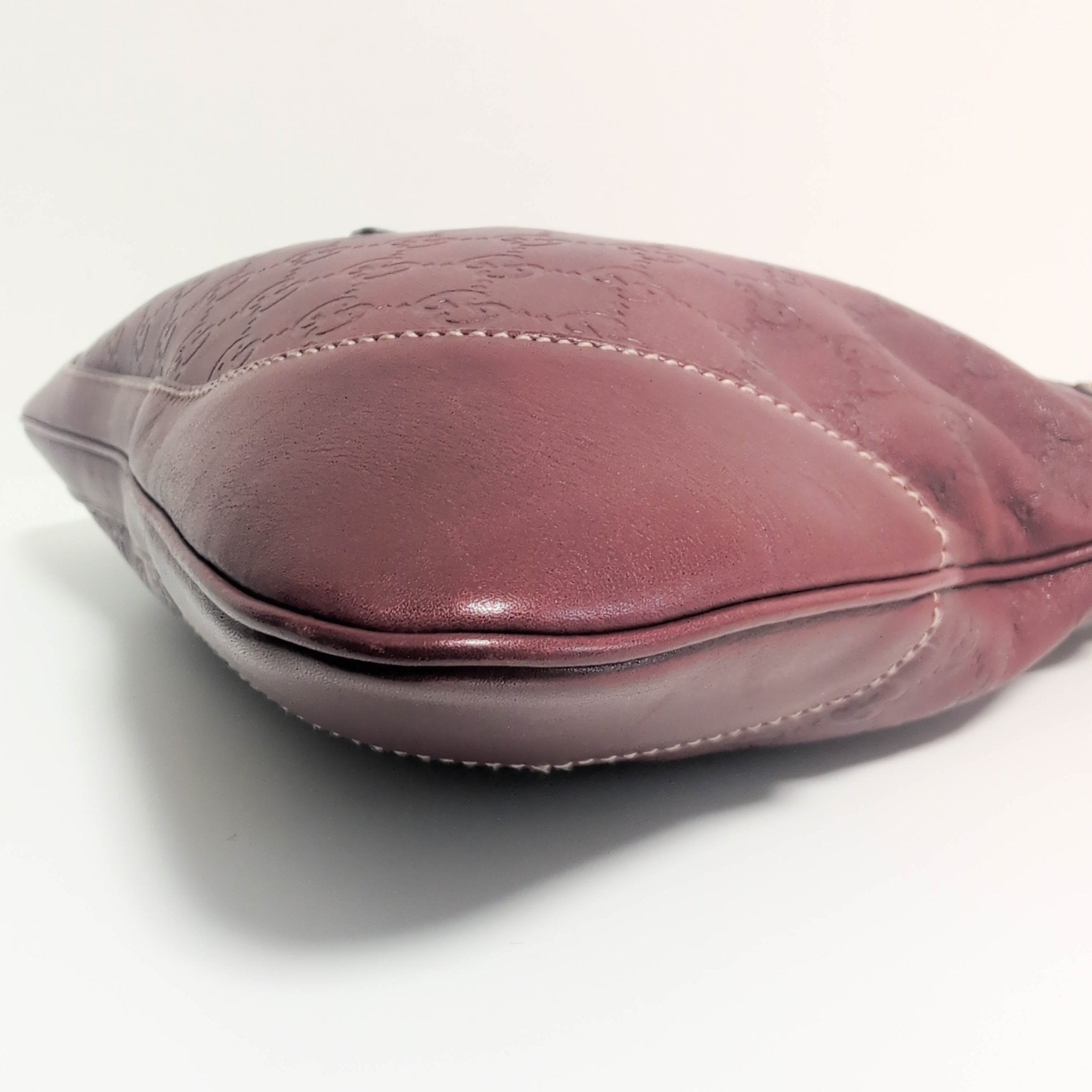 GUCCI Jackie Burgundy GG Guccissima Shoulder Bag, in , Sold by HIVE PRELOVED - Shoulder Bags, ,