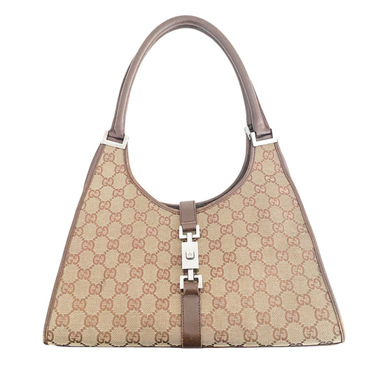 GUCCI Jackie Canvas Shoulder Bag, in , Sold by HIVE PRELOVED - Shoulder Bags, ,