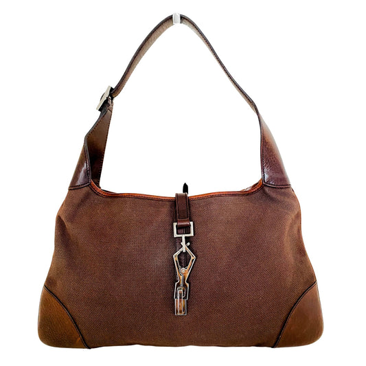 GUCCI Jackie Canvas Shoulder Bag, in , Sold by HIVE PRELOVED - Shoulder Bags, ,