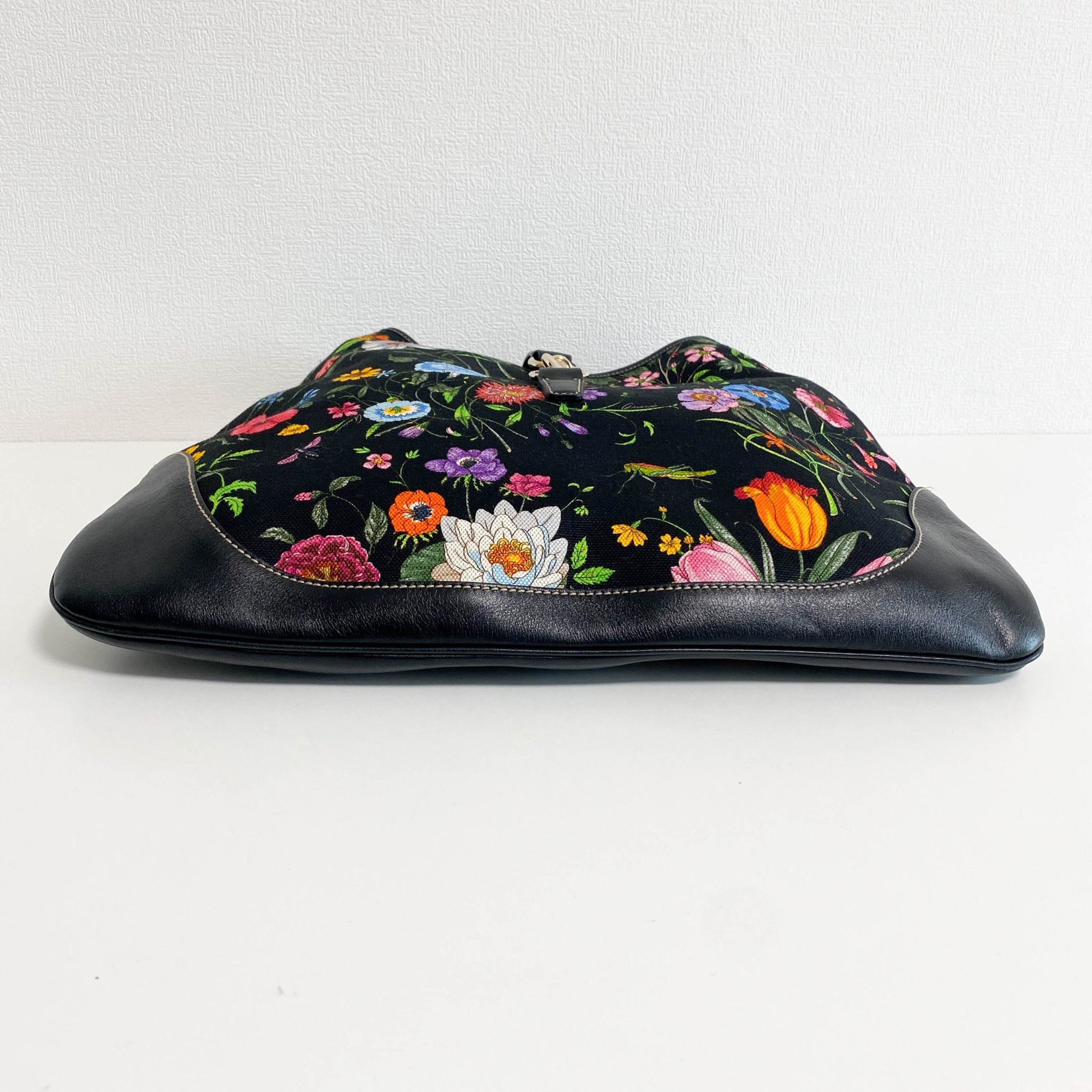 GUCCI Jackie Floral Printed Canvas Shoulder Bag, in , Sold by HIVE PRELOVED - Shoulder Bags, ,