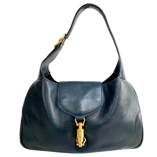 GUCCI Jackie Forest Green Leather Shoulder Bag, in , Sold by HIVE PRELOVED - Shoulder Bags, ,