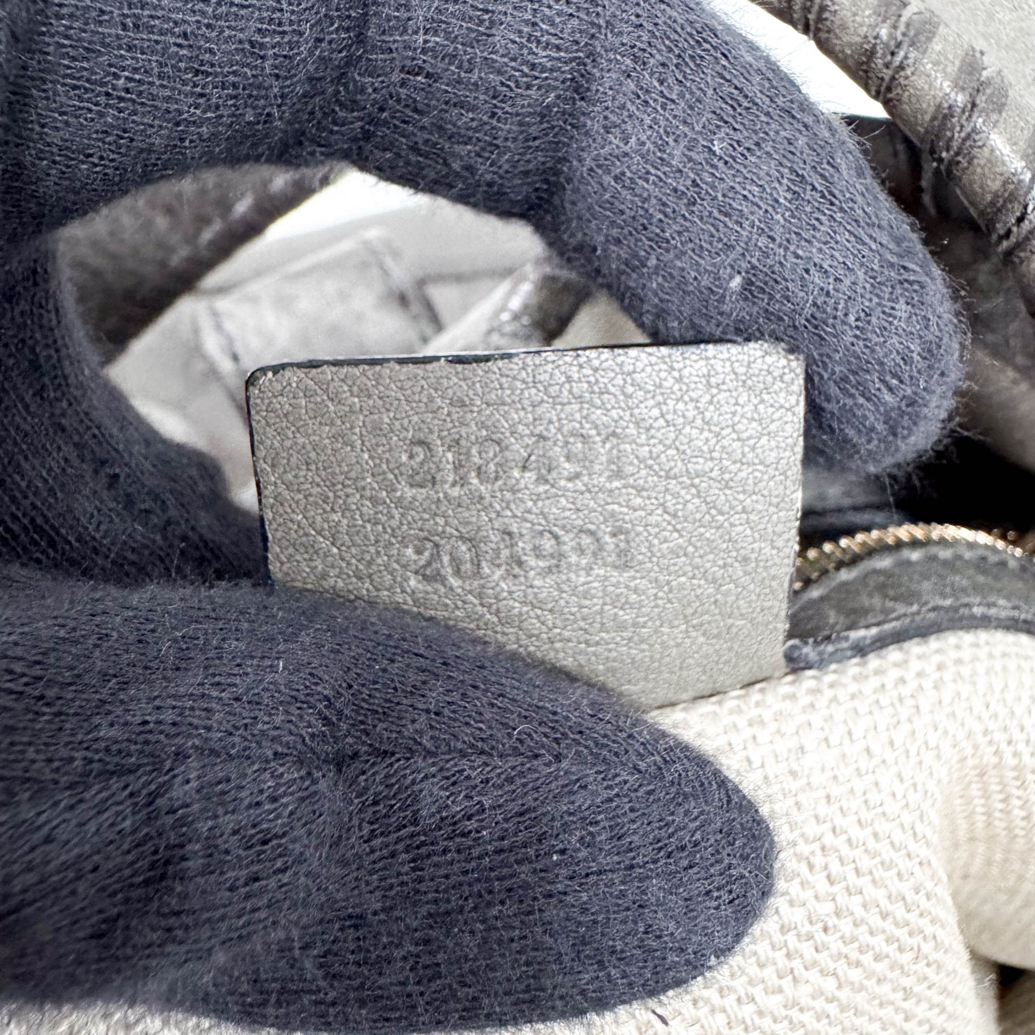 GUCCI Jackie GG Grey Leather Hobo Bag with Tassels, in , Sold by HIVE PRELOVED - Shoulder Bags, ,