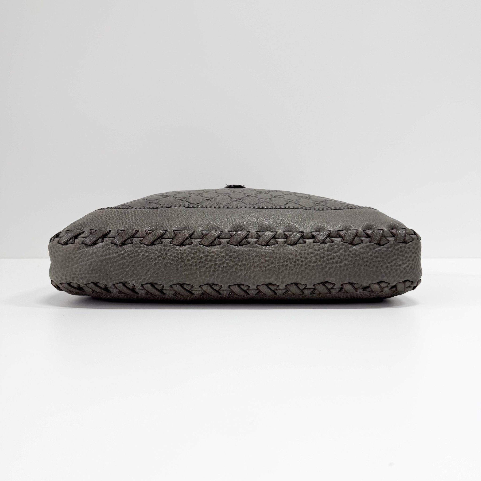 GUCCI Jackie GG Grey Leather Hobo Bag with Tassels, in , Sold by HIVE PRELOVED - Shoulder Bags, ,