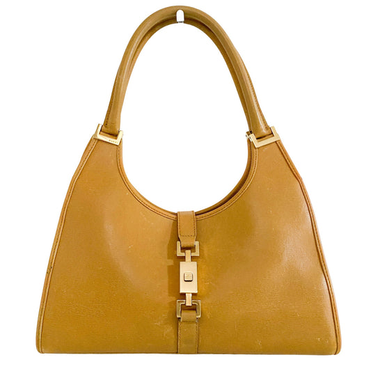 GUCCI Jackie, Leather (unspecified) in Yellow, Sold by HIVE PRELOVED - Shoulder Bags, ,