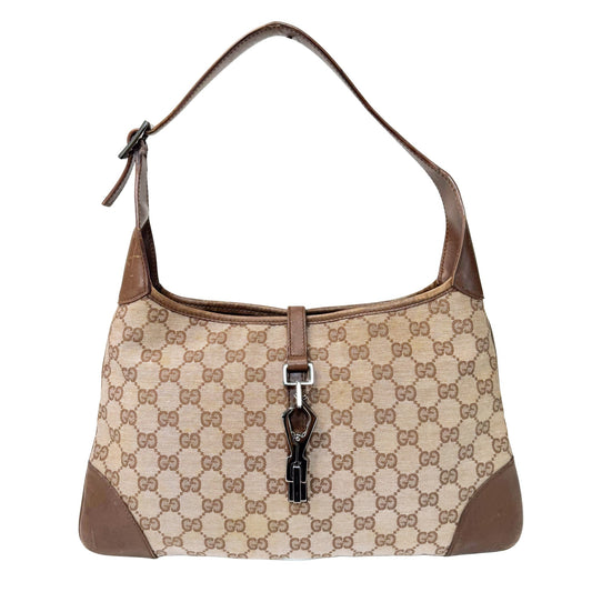 GUCCI Jackie Kandensky GG Canvas Brown Shoulder Bag, in , Sold by HIVE PRELOVED - Shoulder Bags, ,