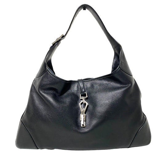 GUCCI Jackie Kandinsky Black Leather Shoulder Bag, in , Sold by HIVE PRELOVED - Shoulder Bags, ,