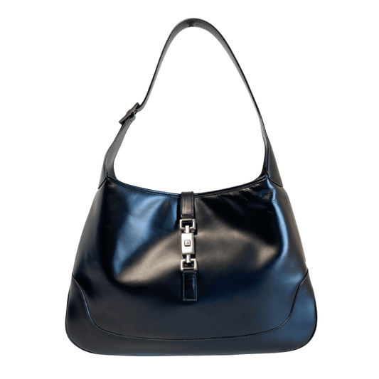 GUCCI Jackie Large Black Leather Shoulder Bag, in , Sold by HIVE PRELOVED - Shoulder Bags, ,