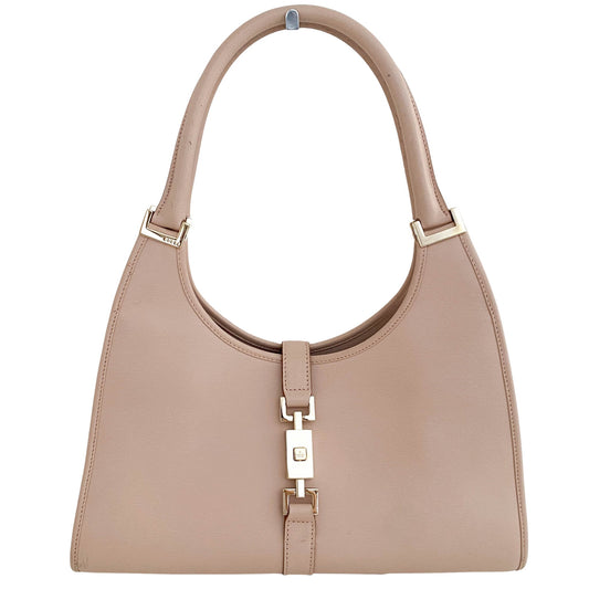 GUCCI Jackie Leather, Leather (unspecified) in Pink, Sold by HIVE PRELOVED - Shoulder Bags, ,