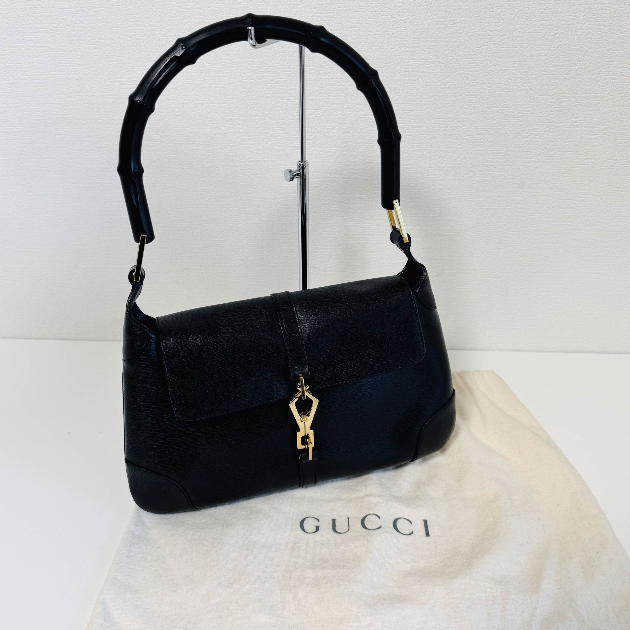 GUCCI Jackie Mini Bamboo Black Shoulder Bag, in , Sold by HIVE PRELOVED - Mini bags, Shoulder Bags,