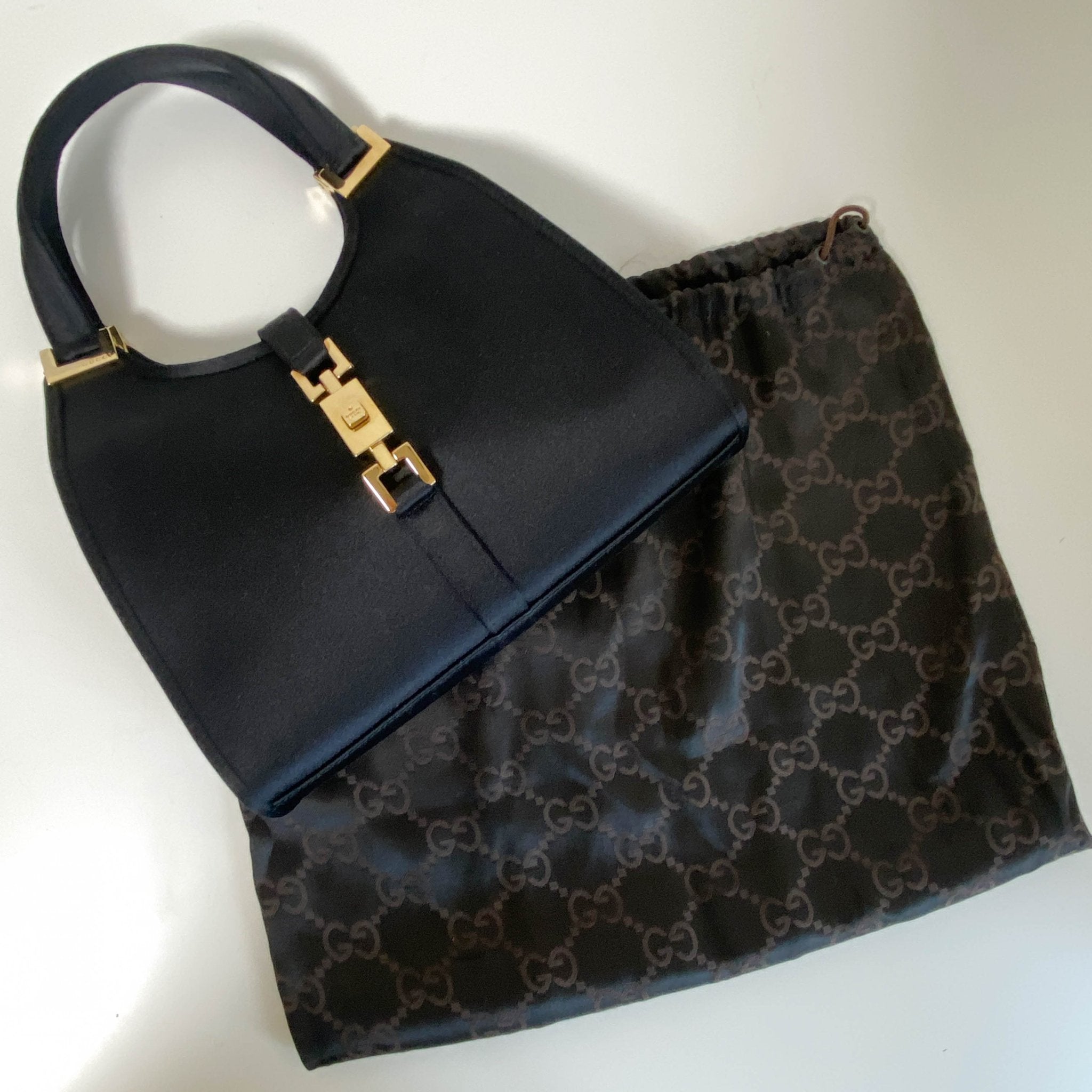 GUCCI Jackie Mini Satin Shoulder Bag, in , Sold by HIVE PRELOVED - Mini bags, ,