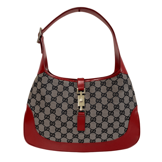 GUCCI Jackie Red Leather Shoulder Bag, in , Sold by HIVE PRELOVED - Shoulder Bags, ,