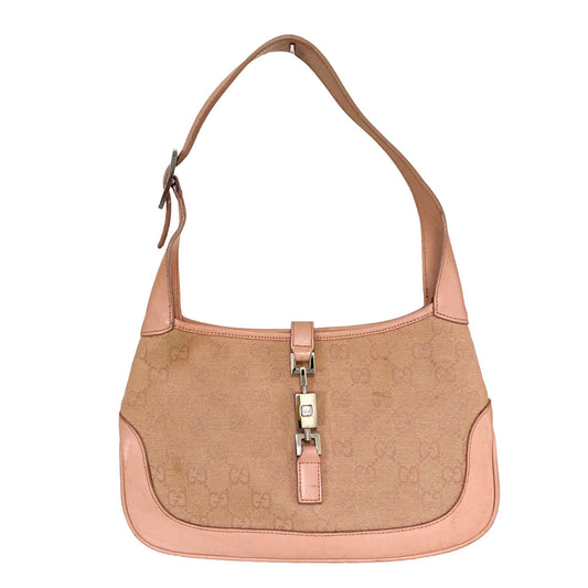 GUCCI Jackie Small Pink GG Canvas, in , Sold by HIVE PRELOVED - Shoulder Bags, ,