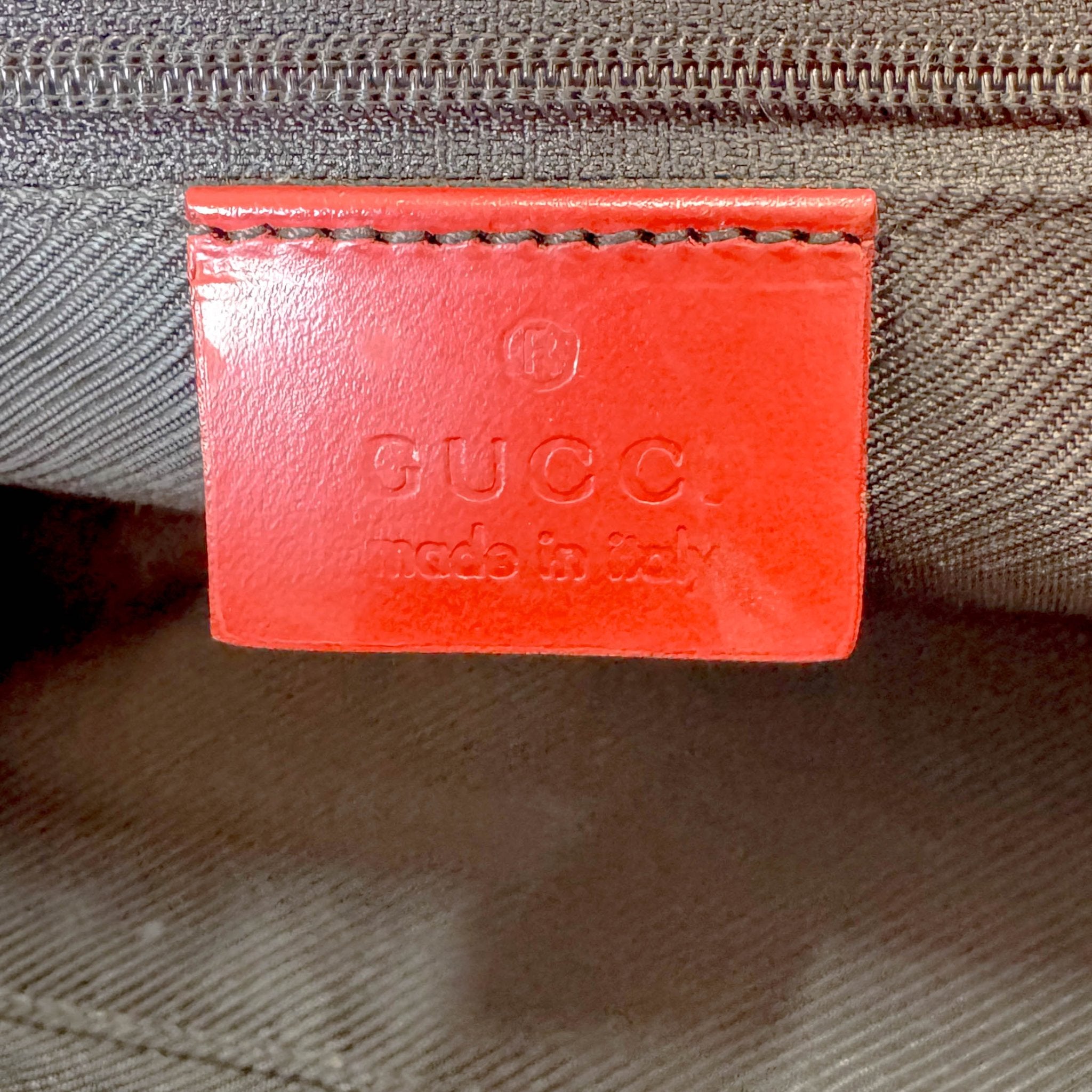 GUCCI Jackie Small Red GG Canvas Shoulder Bag, in , Sold by HIVE PRELOVED - Shoulder Bags, ,