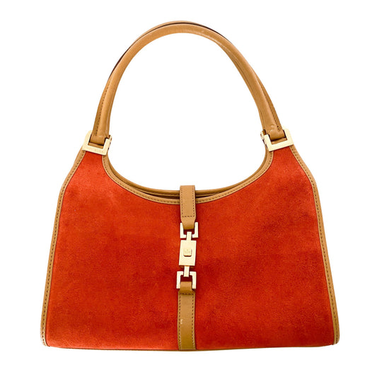 GUCCI Jackie Small Red Suede Shoulder Bag, in , Sold by HIVE PRELOVED - Shoulder Bags, ,