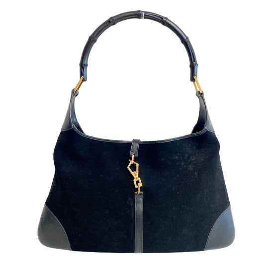 GUCCI Jackie Suede Kandinsky Bamboo Leather Shoulder Bag, in , Sold by HIVE PRELOVED - Shoulder Bags, ,