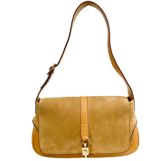 GUCCI Jackie Suede Mini Flap Shoulder Bag, in , Sold by HIVE PRELOVED - Shoulder Bags, ,