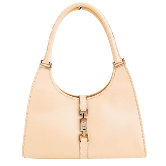 GUCCI Jackie Vintage Leather Shoulder Bag, Leather (unspecified) in Neutral, Sold by HIVE PRELOVED - Shoulder Bags, ,