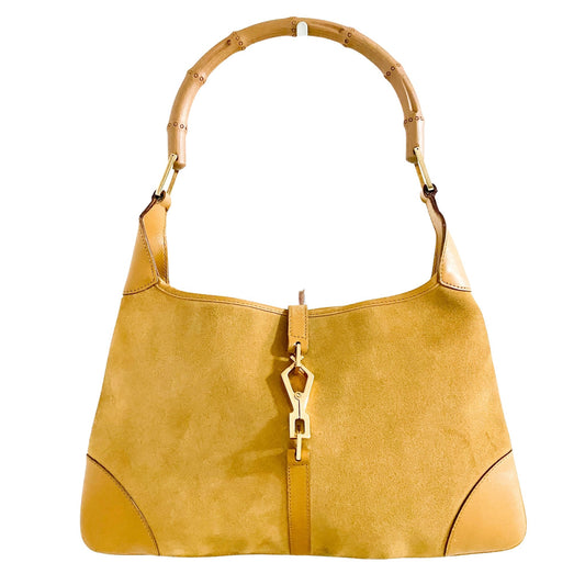 GUCCI Jackie Vintage Suede, in , Sold by HIVE PRELOVED - Shoulder Bags, ,