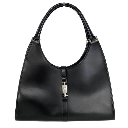 GUCCI Jackie XL Black Leather Shoulder Bag, in , Sold by HIVE PRELOVED - Shoulder Bags, ,