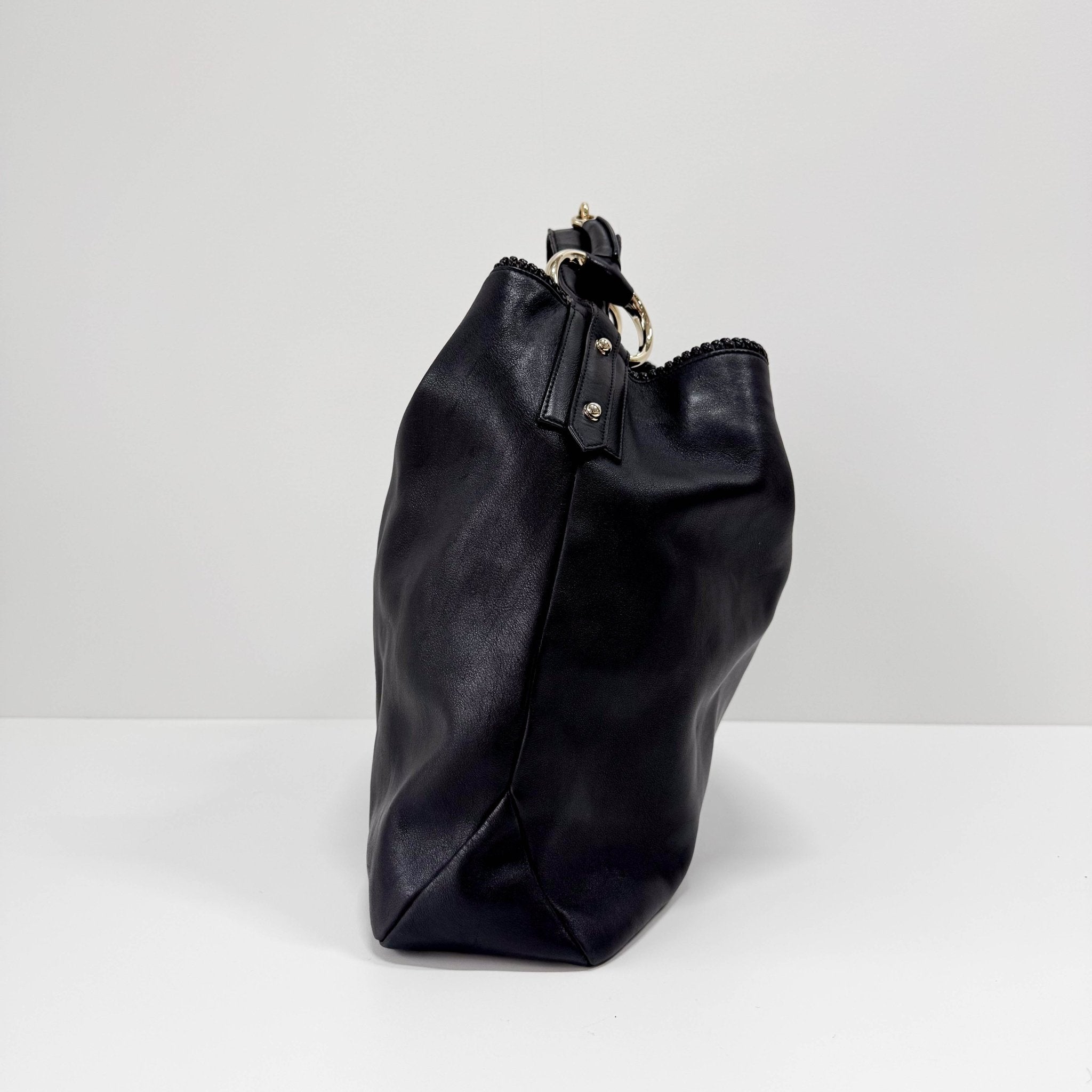 GUCCI Large Black Leather Horsebit Shoulder Bag, in , Sold by HIVE PRELOVED - Shoulder Bags, ,