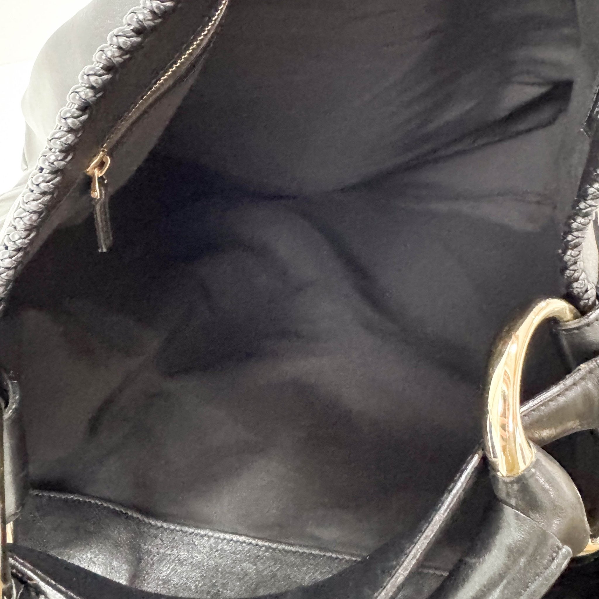 GUCCI Large Black Leather Horsebit Shoulder Bag, in , Sold by HIVE PRELOVED - Shoulder Bags, ,