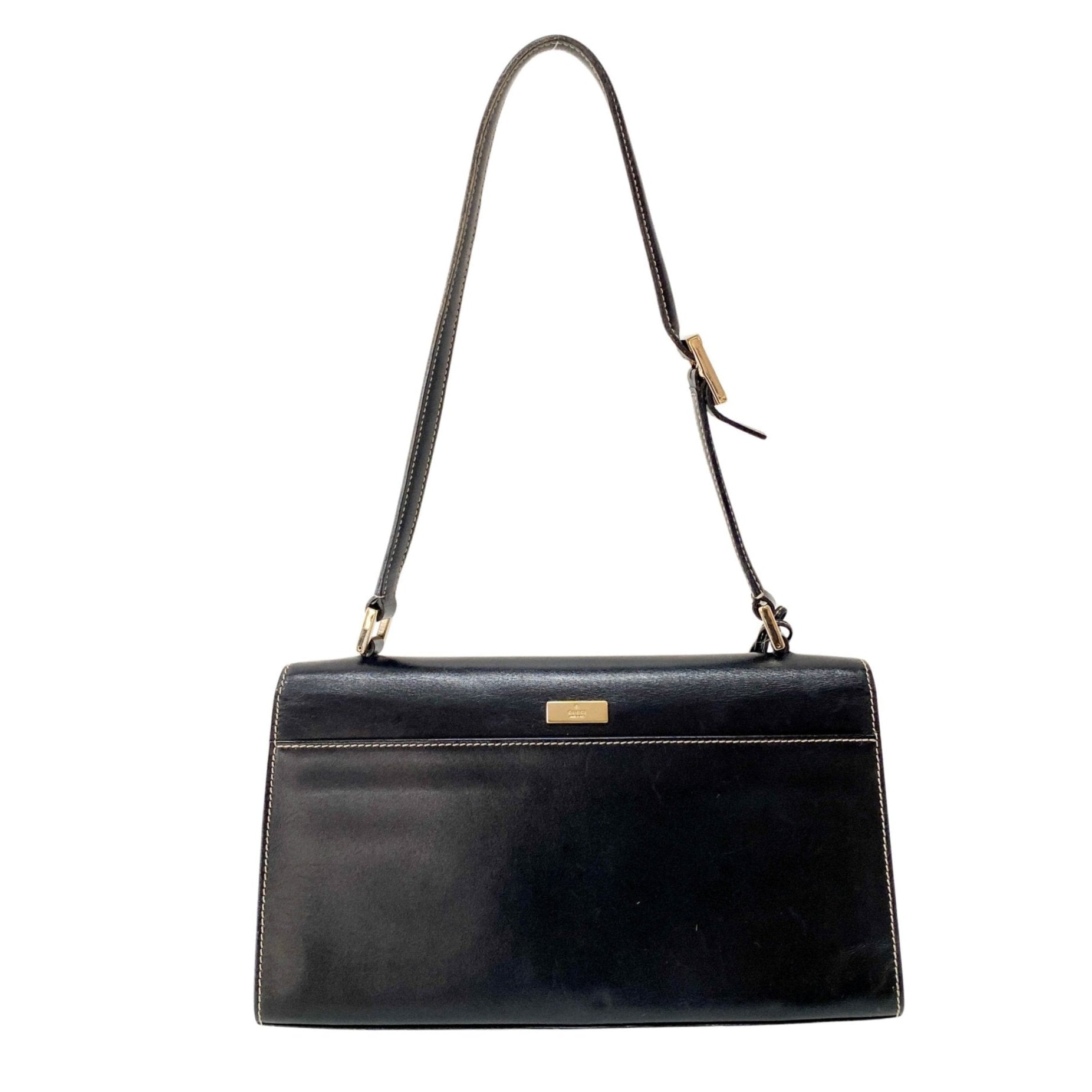 GUCCI Leather Black Shouder Bag, in , Sold by HIVE PRELOVED - Shoulder Bags, ,