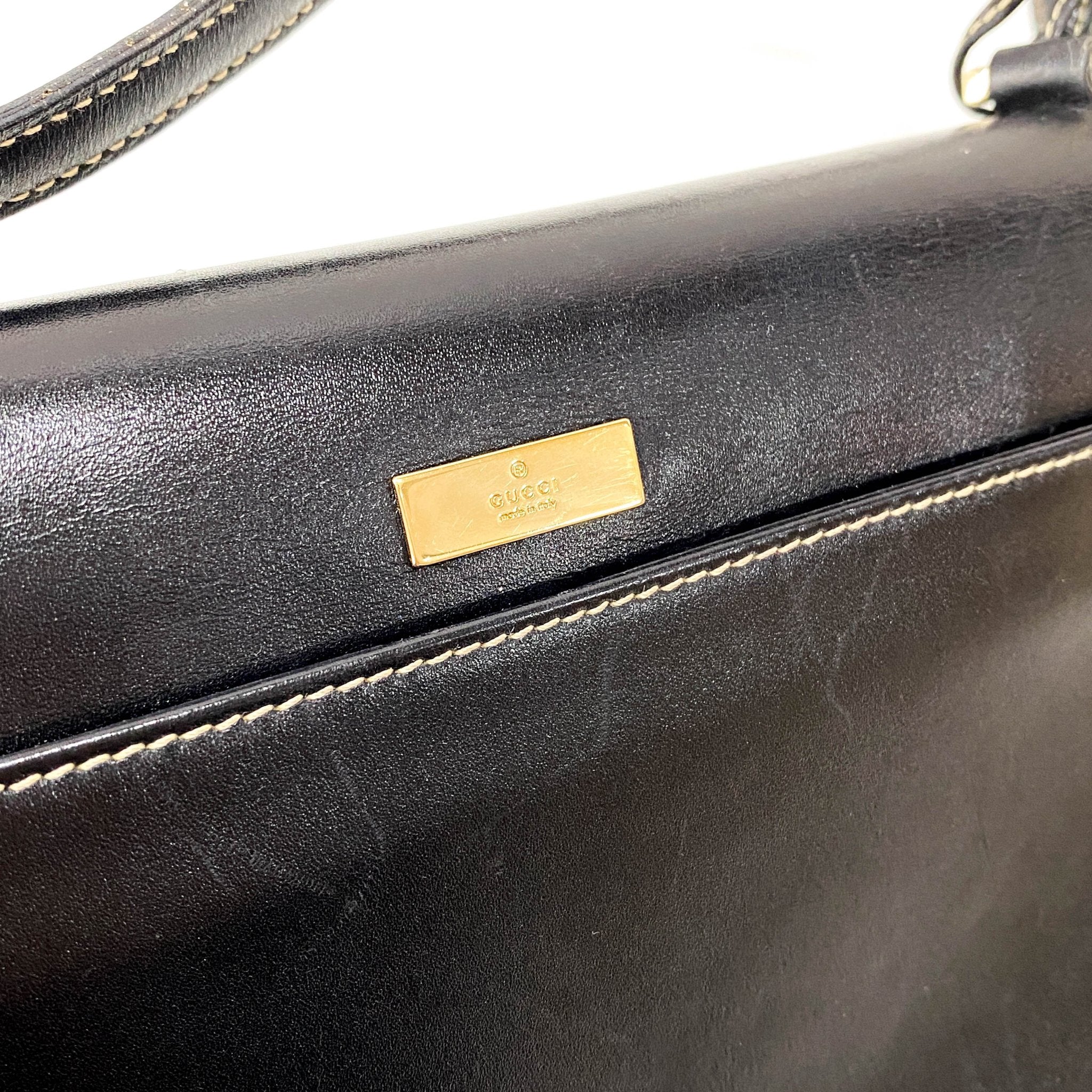 GUCCI Leather Black Shouder Bag, in , Sold by HIVE PRELOVED - Shoulder Bags, ,