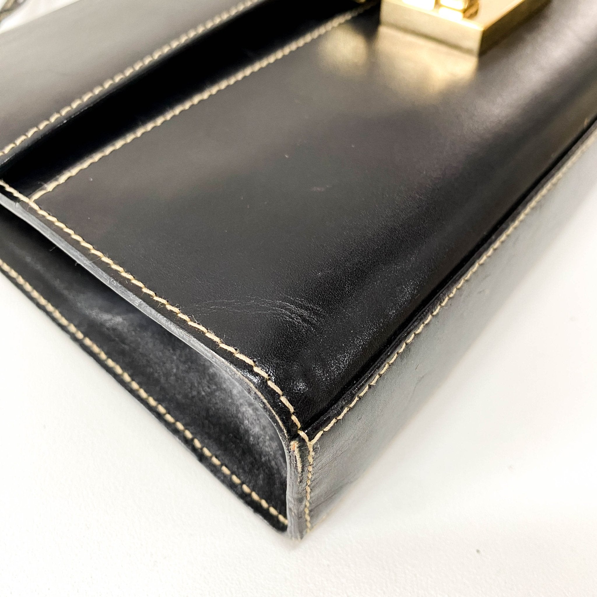 GUCCI Leather Black Shouder Bag, in , Sold by HIVE PRELOVED - Shoulder Bags, ,