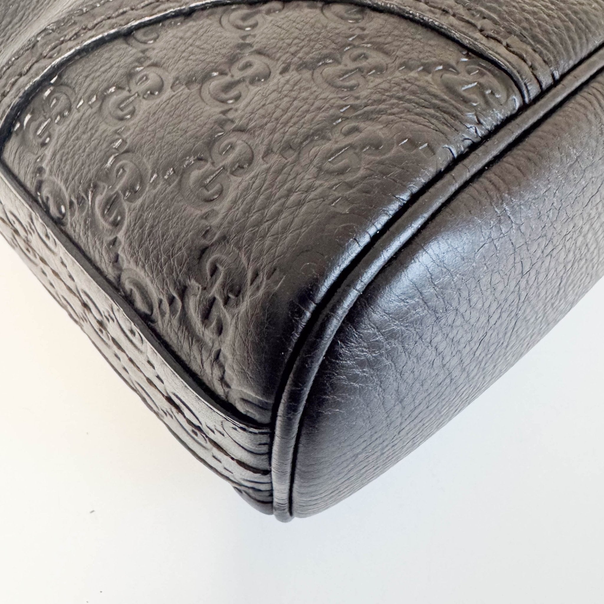 GUCCI Leather Hobo Black Shoulder Bag, in , Sold by HIVE PRELOVED - Shoulder Bags, ,