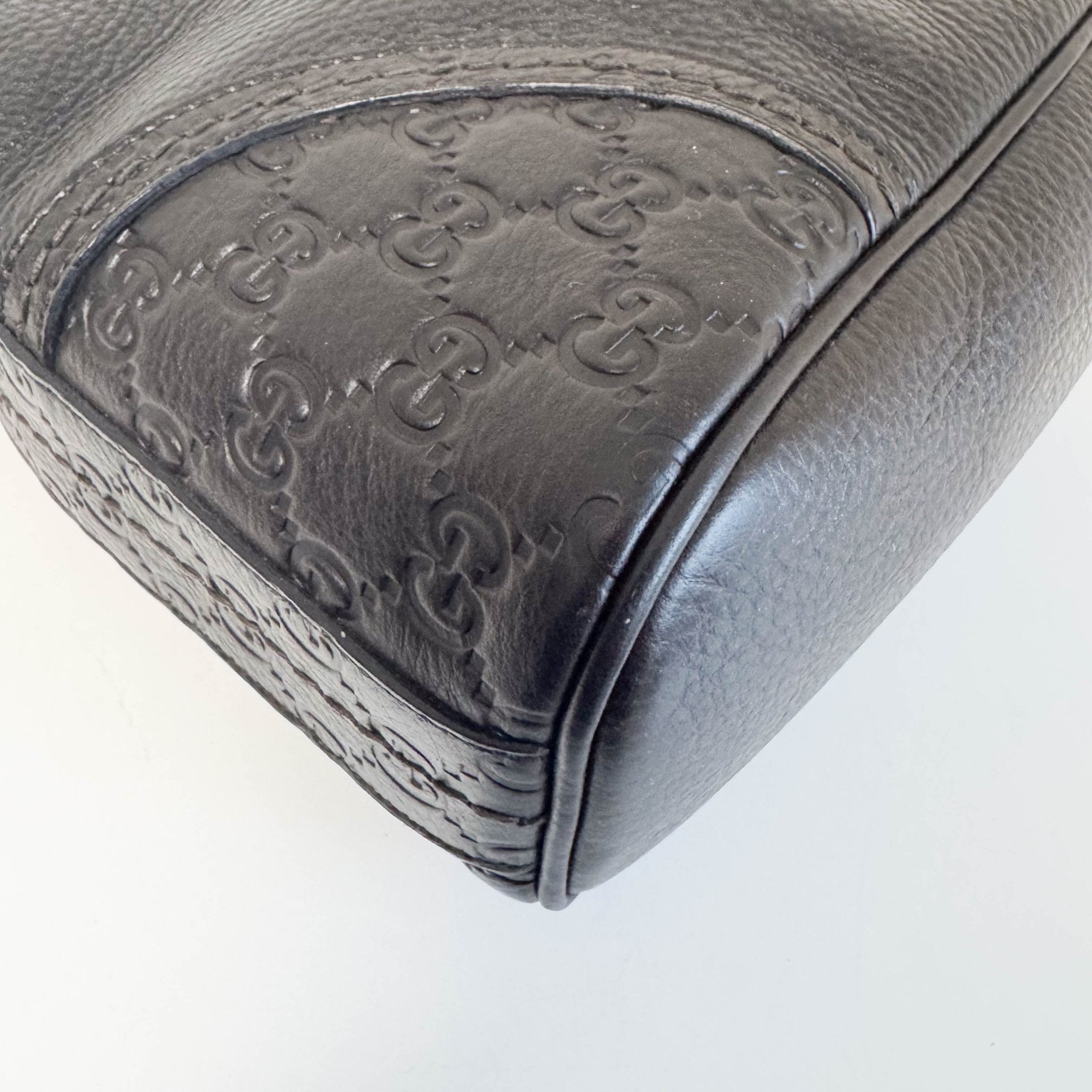 GUCCI Leather Hobo Black Shoulder Bag, in , Sold by HIVE PRELOVED - Shoulder Bags, ,