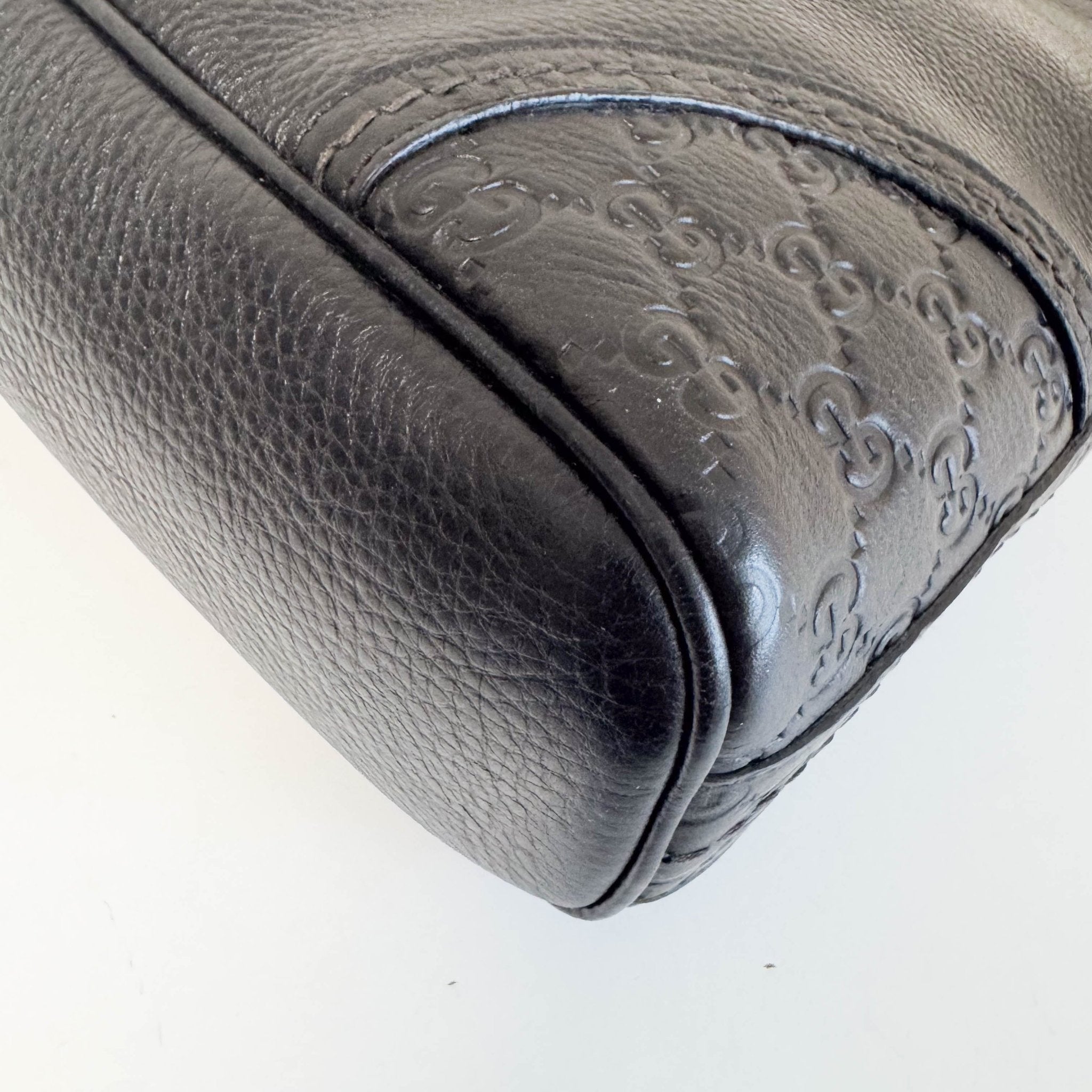 GUCCI Leather Hobo Black Shoulder Bag, in , Sold by HIVE PRELOVED - Shoulder Bags, ,