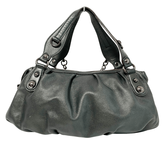 GUCCI Leather Metallic Green Handbag, in , Sold by HIVE PRELOVED - Handle Bags, ,